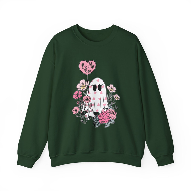 Cute Ghost Coffee Halloween Shirt Spooky Season Adult Sweatshirt S-5XL