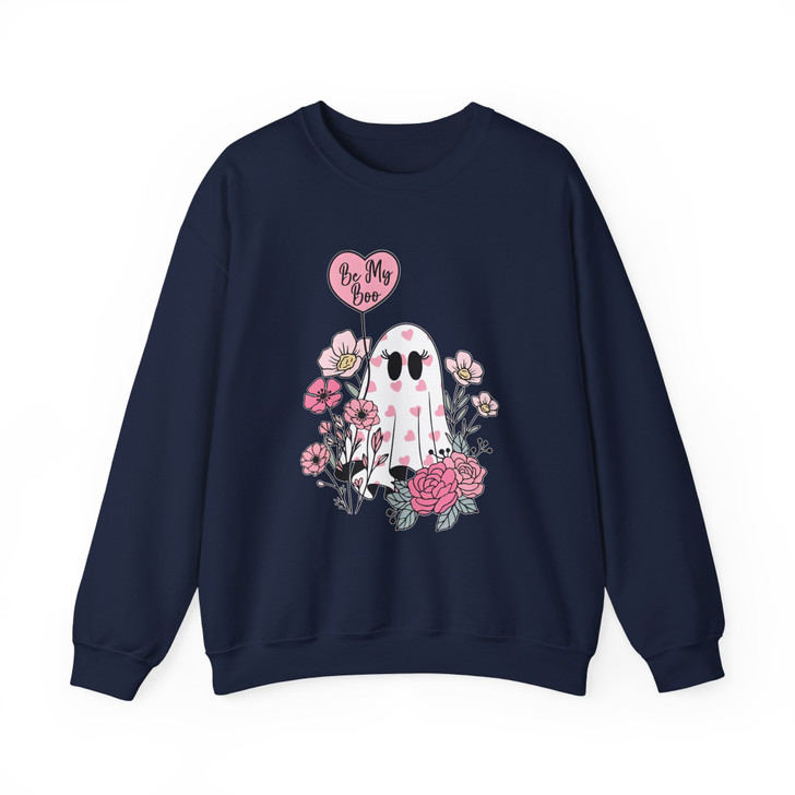 Cute Ghost Coffee Halloween Shirt Spooky Season Adult Sweatshirt S-5XL