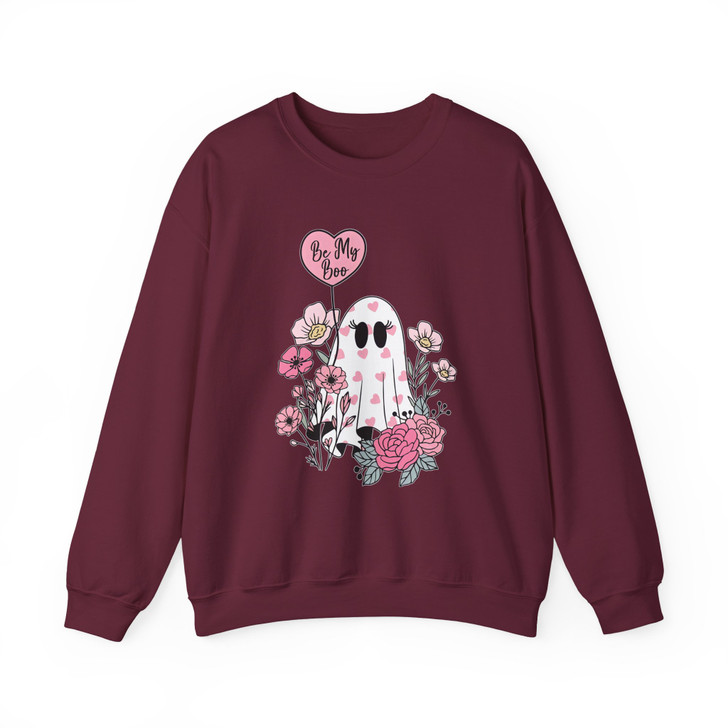 Cute Ghost Coffee Halloween Shirt Spooky Season Adult Sweatshirt S-5XL