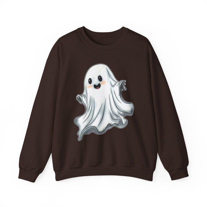 Shimmer Ghost Halloween Shirt Glitter Spooky Adult Sweatshirt S-5XL