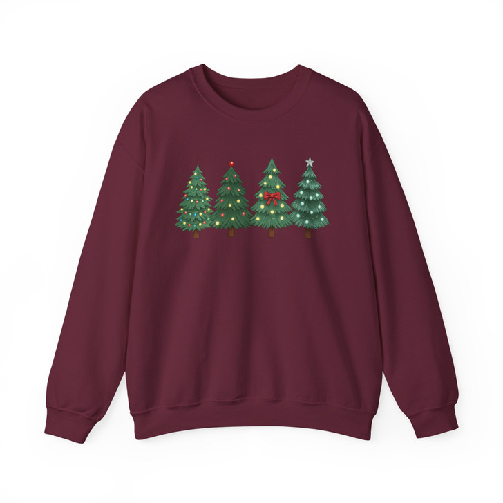 Christmas Tree Holiday Outfit Festive Winter Gift Sweatshirt Sweatshirt S-5XL