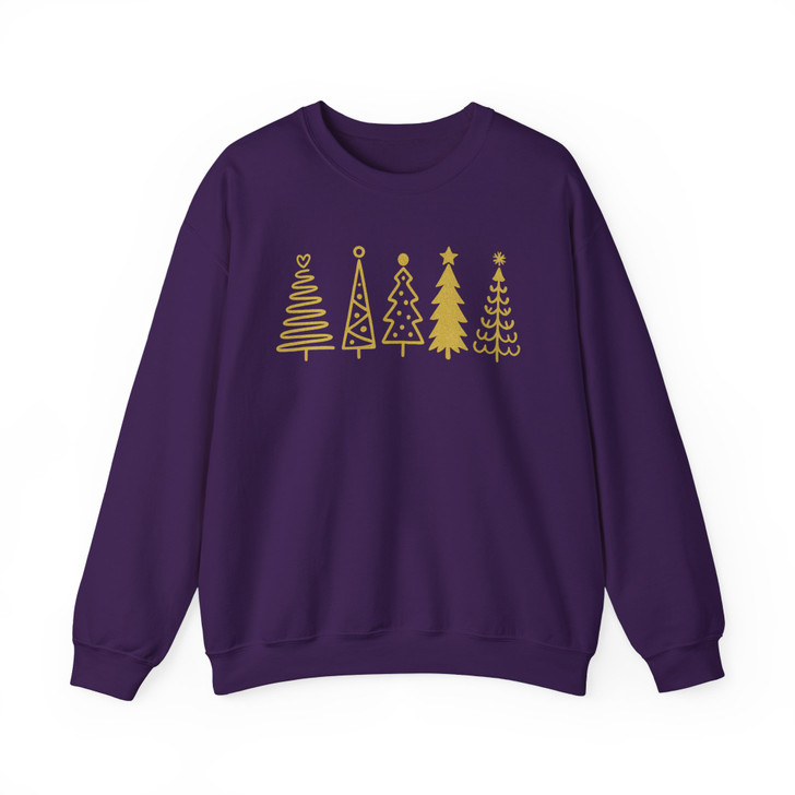Christmas Tree Cozy Holiday Winter Festive Sweatshirt S-5XL