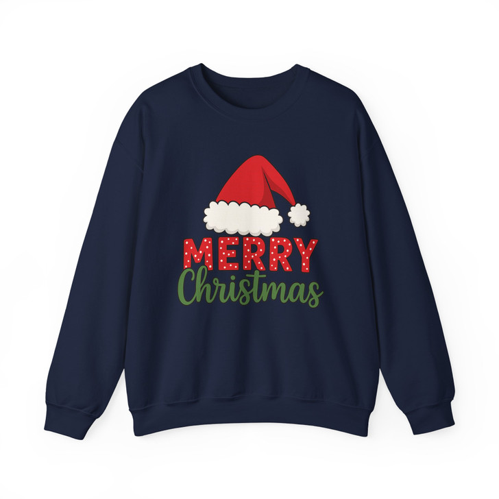 Merry Christmas Holiday Crewneck Sweatshirt S-5XL