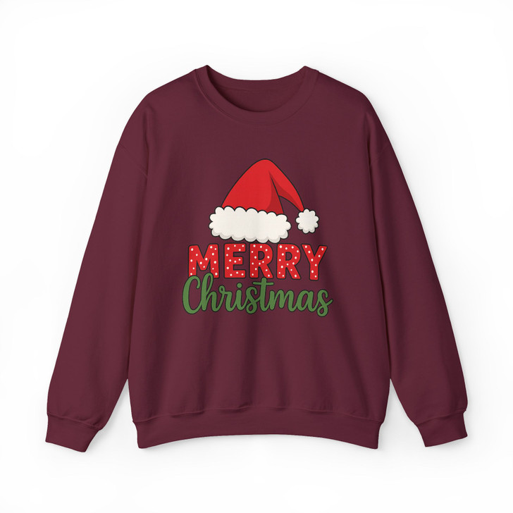 Merry Christmas Holiday Crewneck Sweatshirt S-5XL