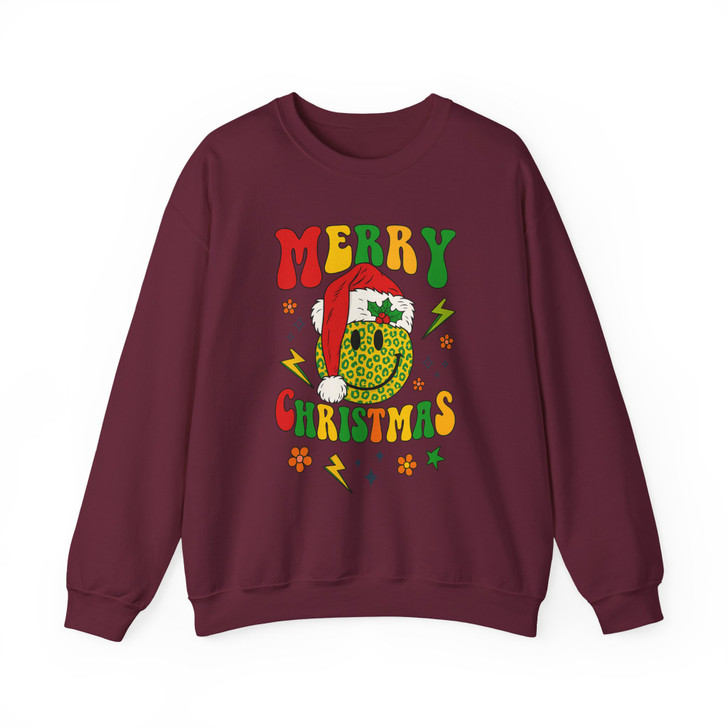Festive Winter Holiday Family Crewneck Sweatshirt S-5XL