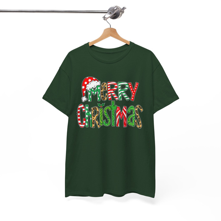 Festive Holiday Winter Christmas Crewneck Shirt T-shirt S-5XL