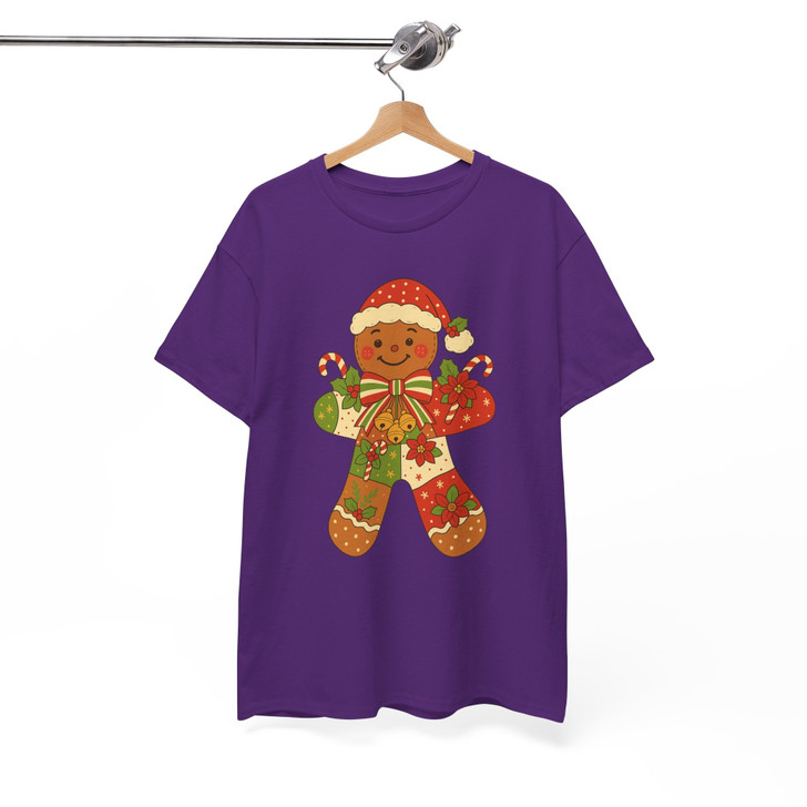 Gingerbread Holiday Cute Retro Christmas Baking T-shirt S-5XL