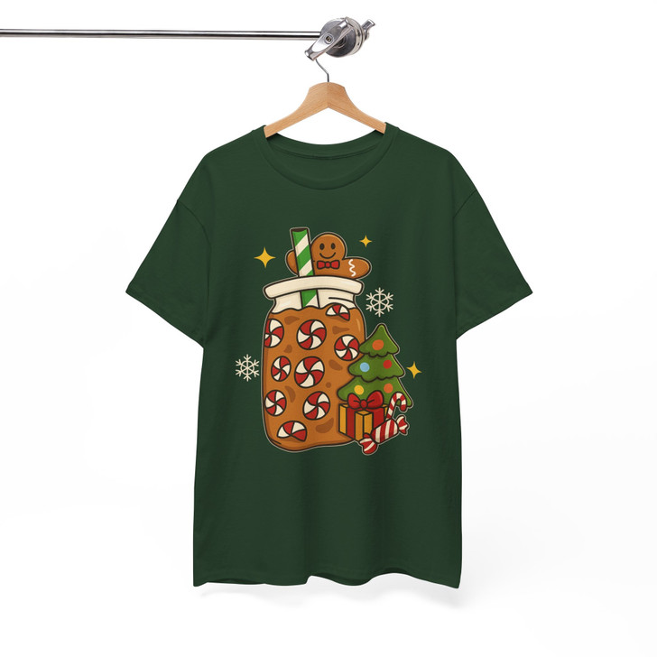 Gingerbread Cookie Cute Holiday Family Matching T-shirt S-5XL