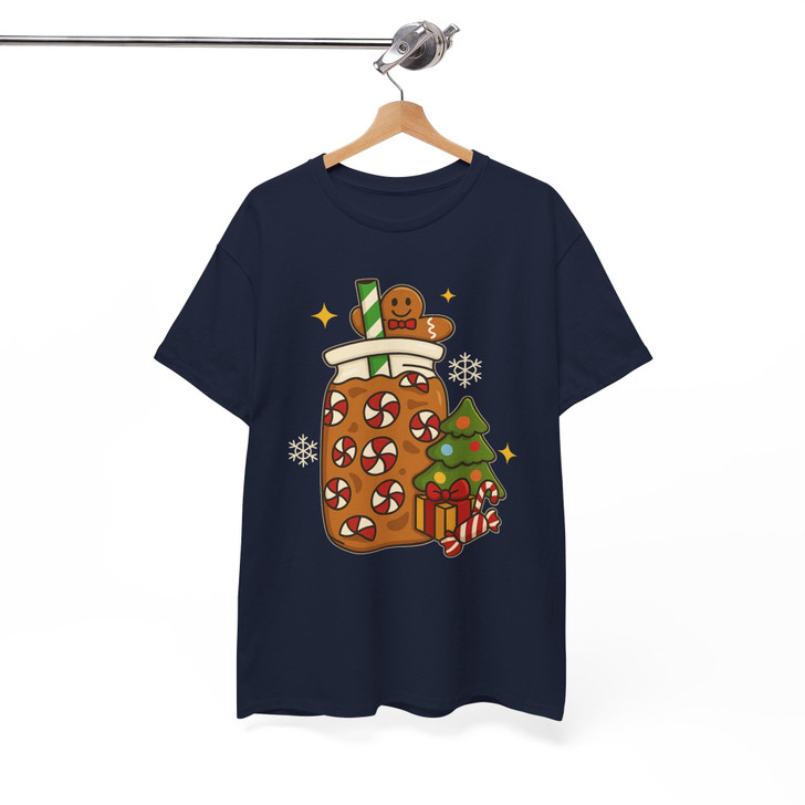 Gingerbread Cookie Cute Holiday Family Matching T-shirt S-5XL