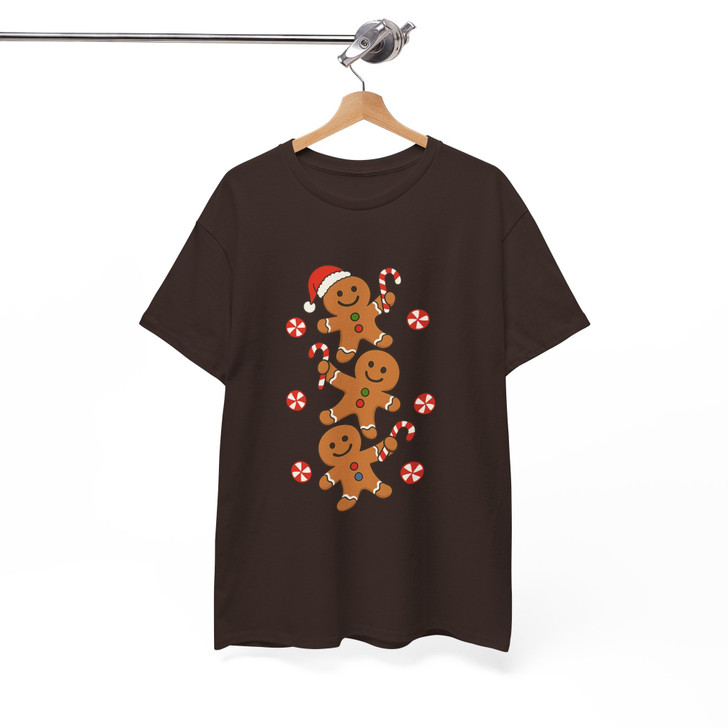 Cute Gingerbread Cookie Winter Gift for Mom T-shirt S-5XL