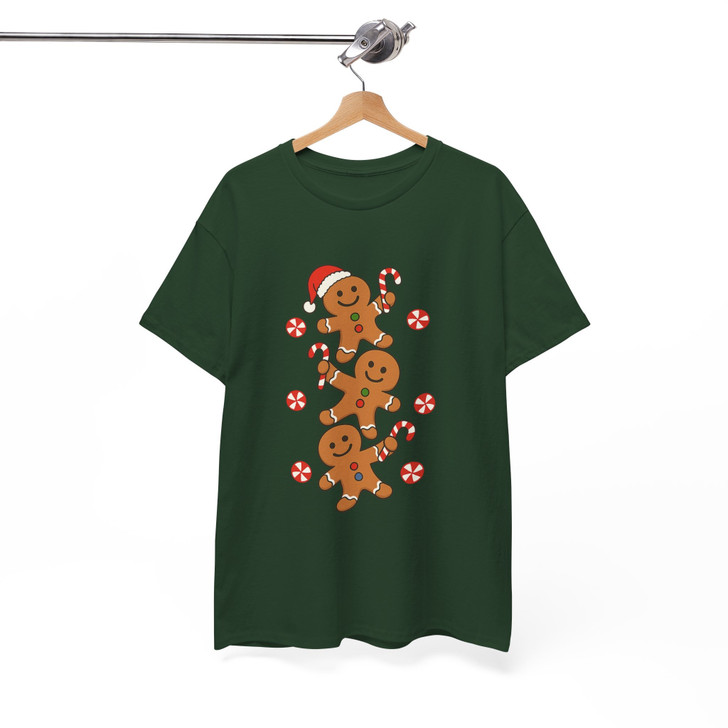 Cute Gingerbread Cookie Winter Gift for Mom T-shirt S-5XL