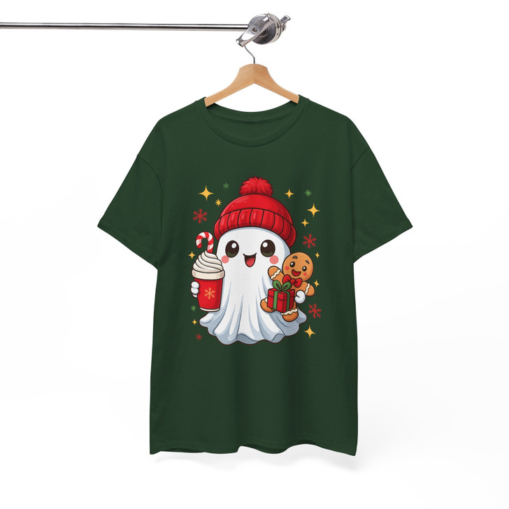 Cute Ghost Coffee Holiday Boojee Style T-shirt S-5XL