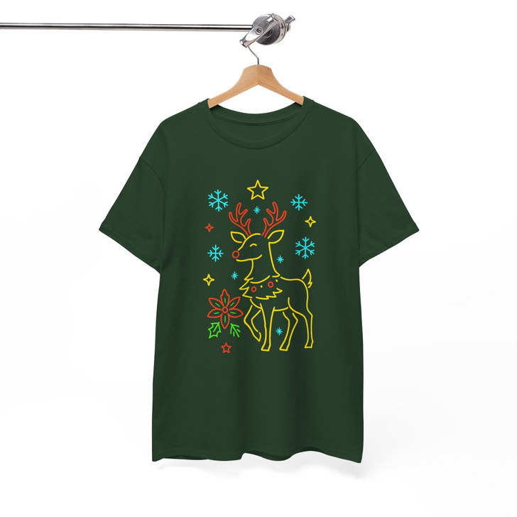 Neon Christmas Tree Coquette Bow Holly Jolly Shirt T-shirt S-5XL