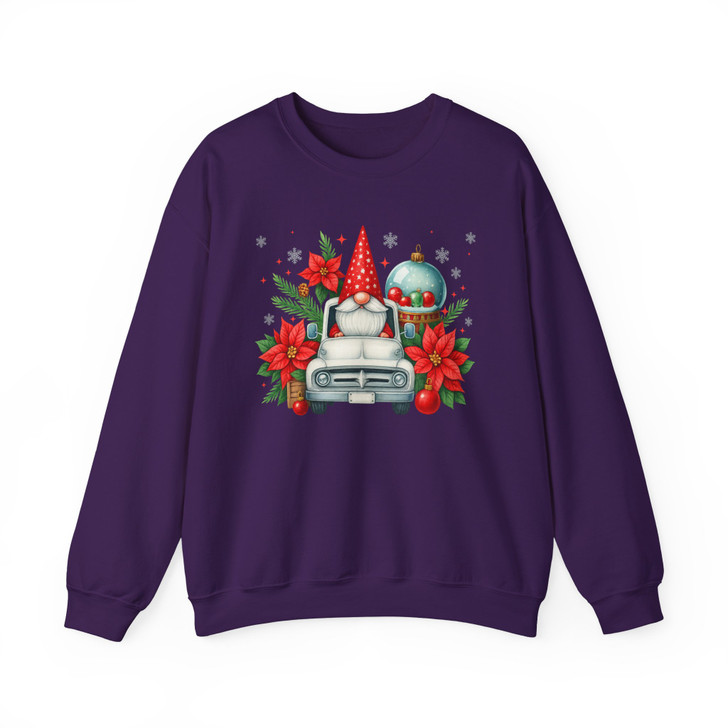 Festive Christmas Gnome Family Matching Sweatshirt S-5XL