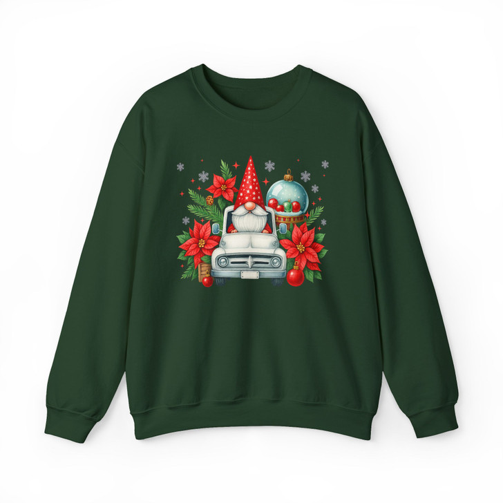 Festive Christmas Gnome Family Matching Sweatshirt S-5XL
