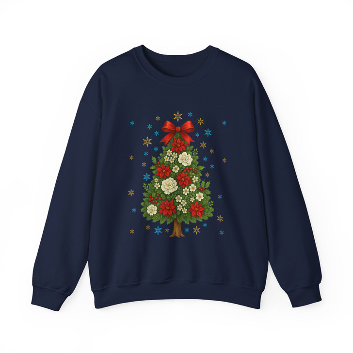 Coquette Christmas Ornament Bow Disco Ball Sweatshirt S-5XL