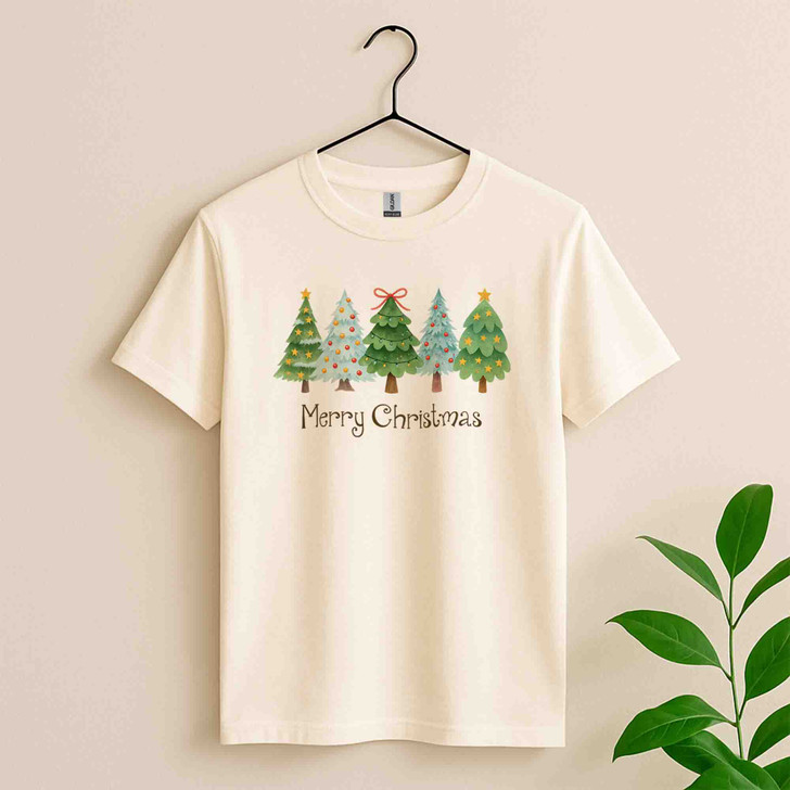 Vintage Christmas Tree Classic Xmas Holiday T-shirt S-5XL
