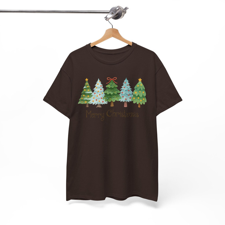 Vintage Christmas Tree Classic Xmas Holiday T-shirt S-5XL