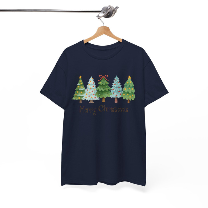 Vintage Christmas Tree Classic Xmas Holiday T-shirt S-5XL
