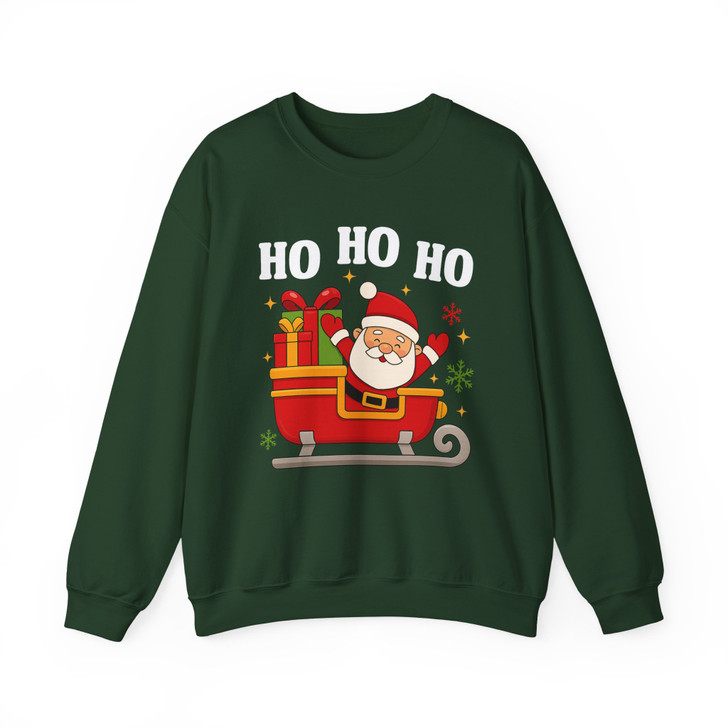 Christmas Santa Holiday Design Festive Gift Sweatshirt S-5XL