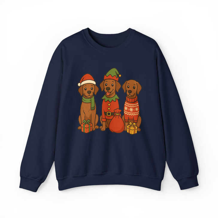 German Shorthaired Pointer Santa Elf Christmas Sweatshirt S-5XL