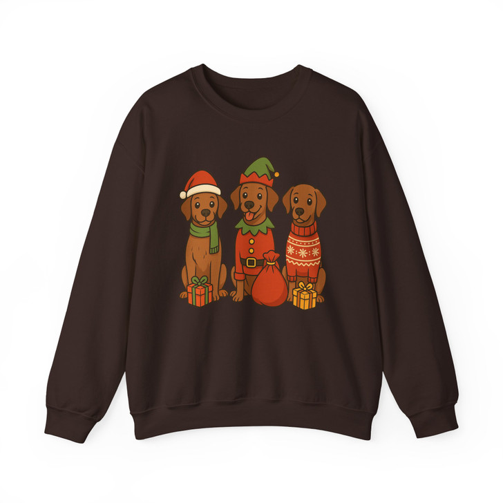 German Shorthaired Pointer Santa Elf Christmas Sweatshirt S-5XL