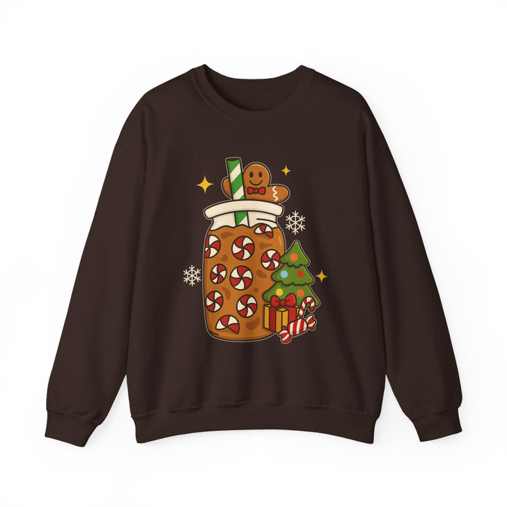 Gingerbread Cookie Cute Holiday Family Matching Sweatshirt S-5XL