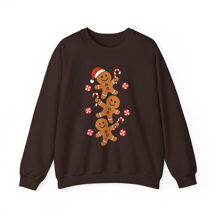 Cute Gingerbread Cookie Winter Gift for Mom Sweatshirt S-5XL