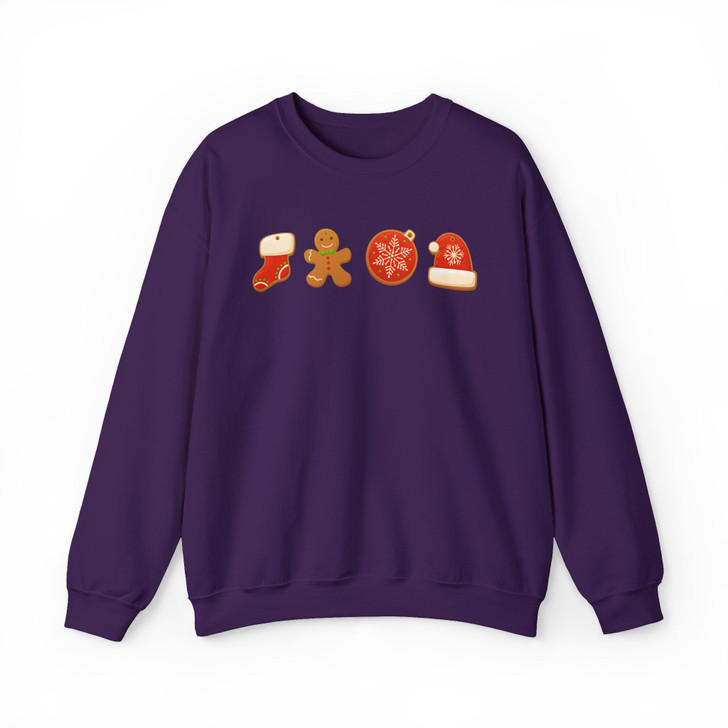Christmas Cookie Baking Gingerbread Holiday Sweatshirt S-5XL