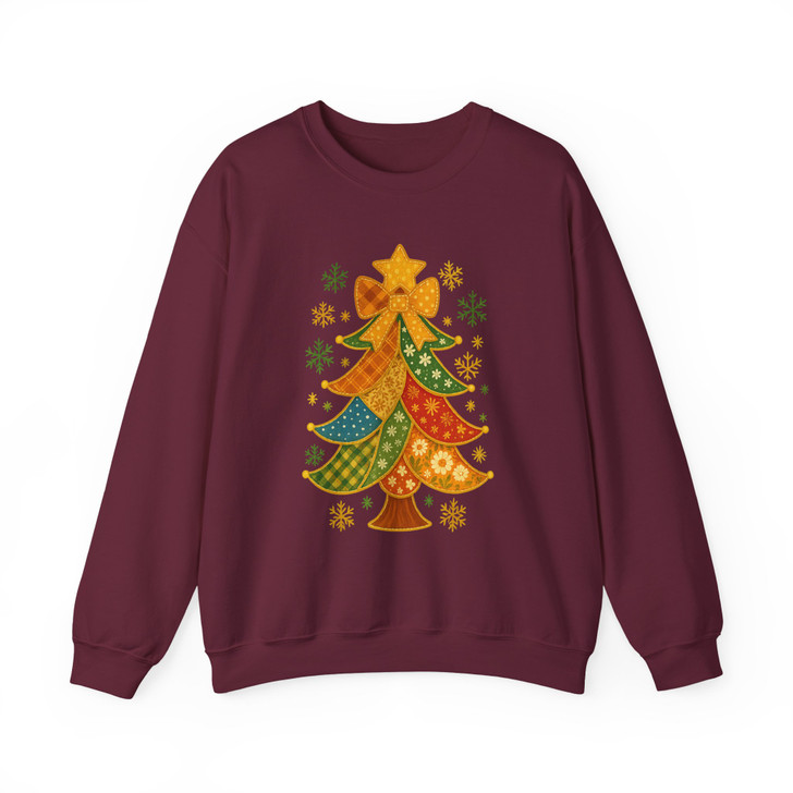 Vintage Christmas Tree Classic Xmas Holiday Sweatshirt S-5XL