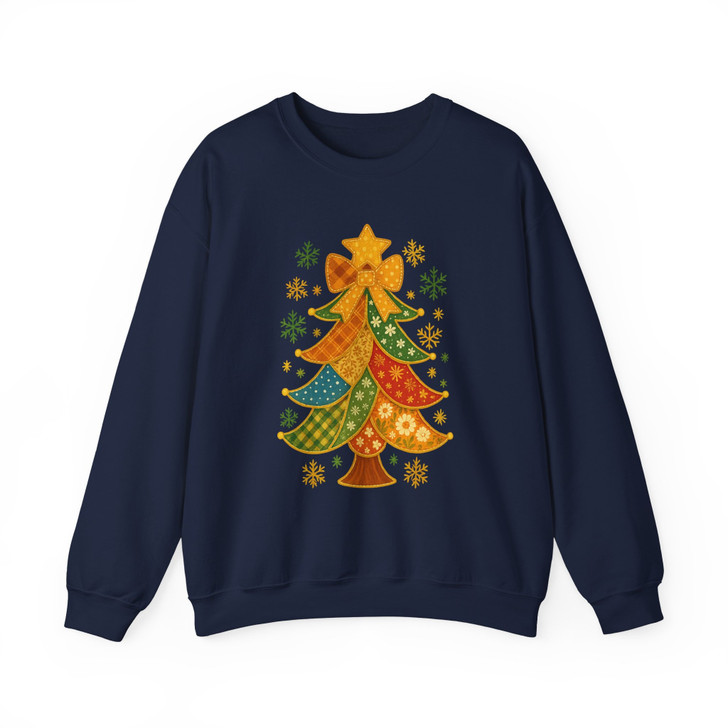 Vintage Christmas Tree Classic Xmas Holiday Sweatshirt S-5XL