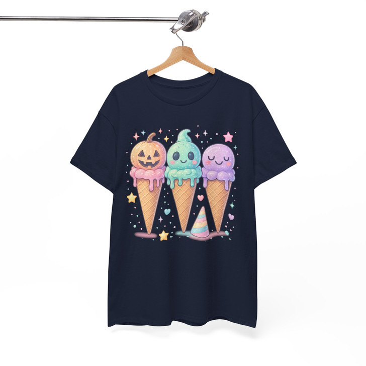 Halloween Popsicle Spooky Ice Cream Treats Fun Holiday T-shirt S-5XL