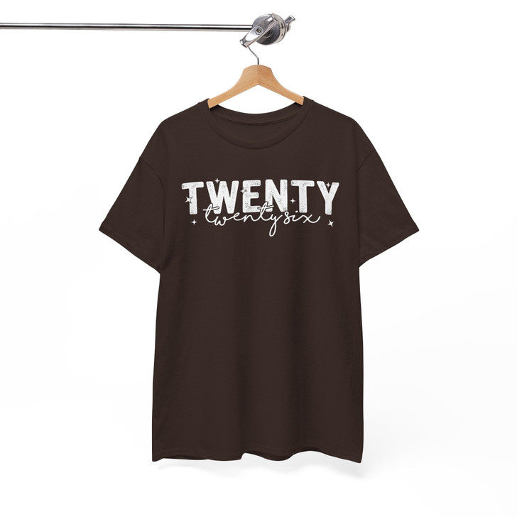 Twenty Twenty Six Minimalist 2026 New Year Outfit T-shirt S-5XL