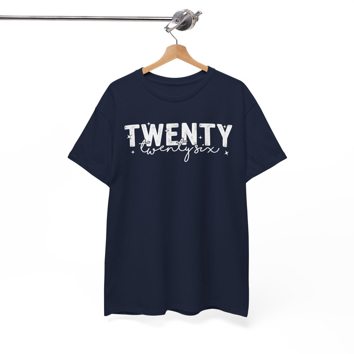 Twenty Twenty Six Minimalist 2026 New Year Outfit T-shirt S-5XL