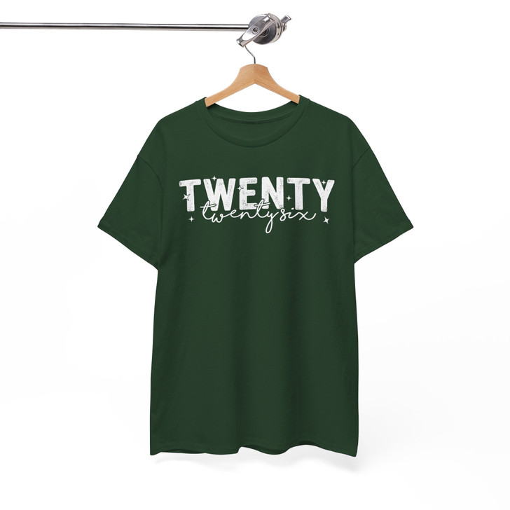 Twenty Twenty Six Minimalist 2026 New Year Outfit T-shirt S-5XL