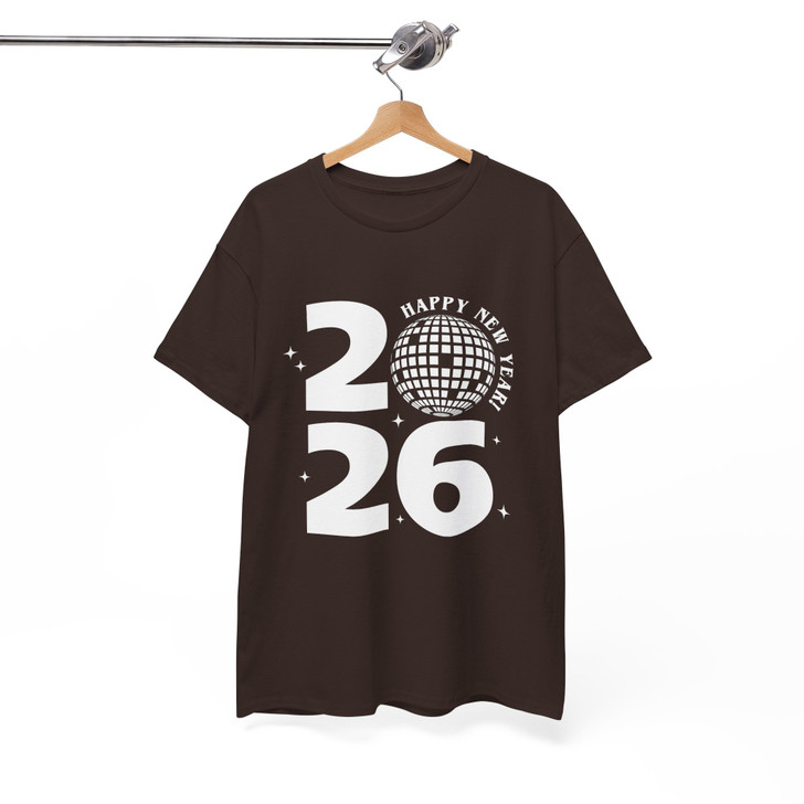 2026 Cheers Time Disco Ball New Year Adults T-shirt S-5XL