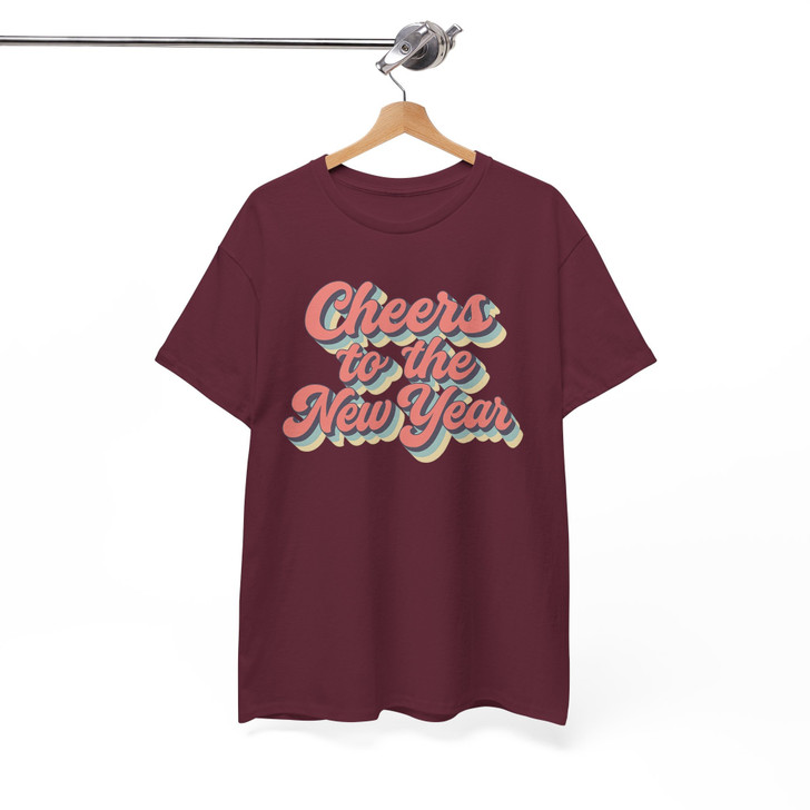 Cheer To New Year Outfit Cozy Winter Adults T-shirt S-5XL