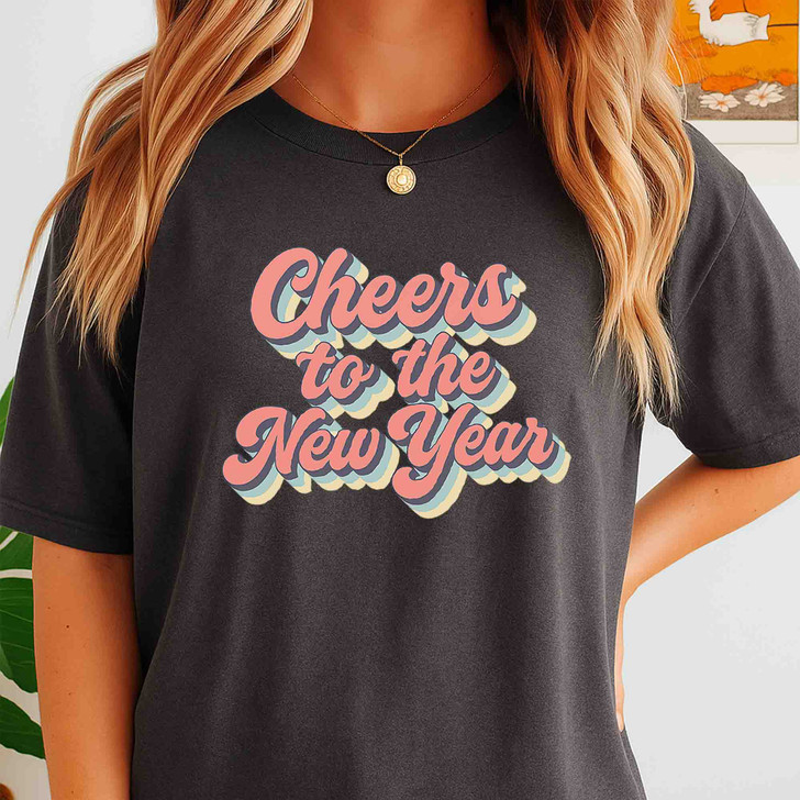 Cheer To New Year Outfit Cozy Winter Adults T-shirt S-5XL