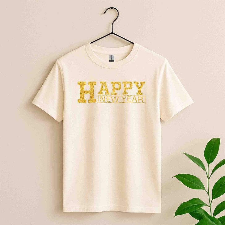 Happy New Year Holiday Outfit Cozy Winter Adults T-shirt S-5XL