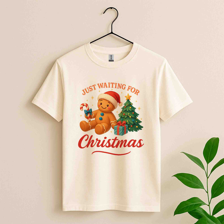 Just A Girl Who Loves Christmas Buffalo Plaid Holiday Tree Crewneck T-shirt S-5XL