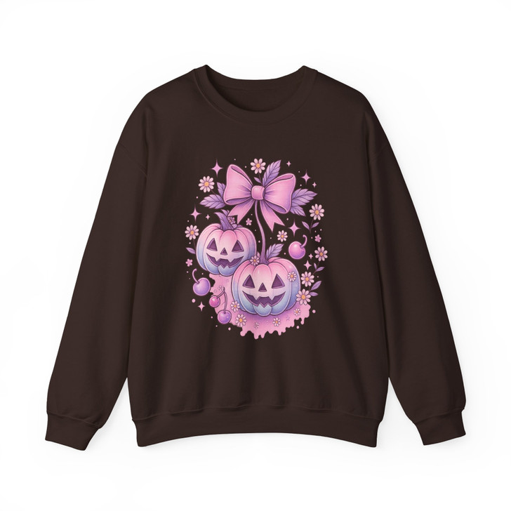 Cotton Candy Jack O’Lantern Pastel Pumpkin Ghost Sweatshirt S-5XL
