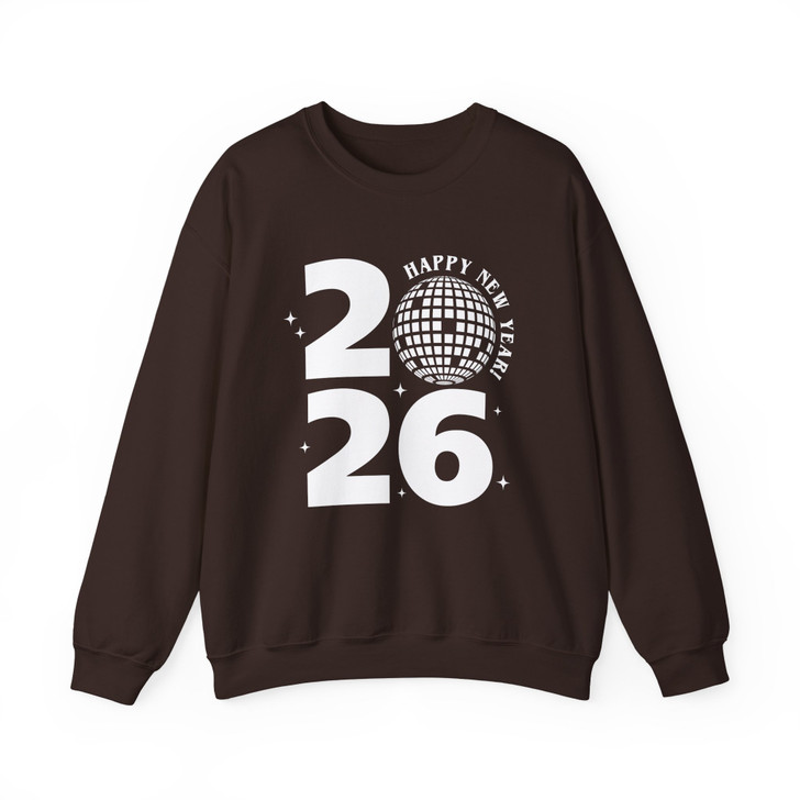 2026 Cheers Time Disco Ball New Year Adults And Kids Sweatshirt S-5XL