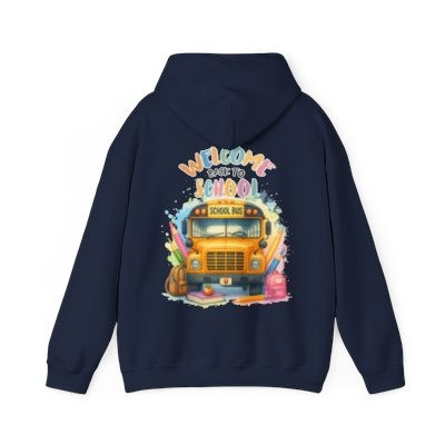 Welcome Back To School Colorful School Bus Teacher Student Hoodie Adult Hoodie S-5XL