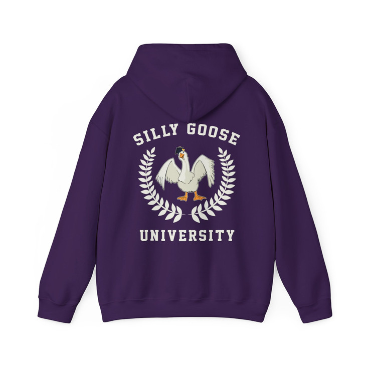 Funny Silly Goose University Hoodie College Gift Adult Hoodie S-5XL