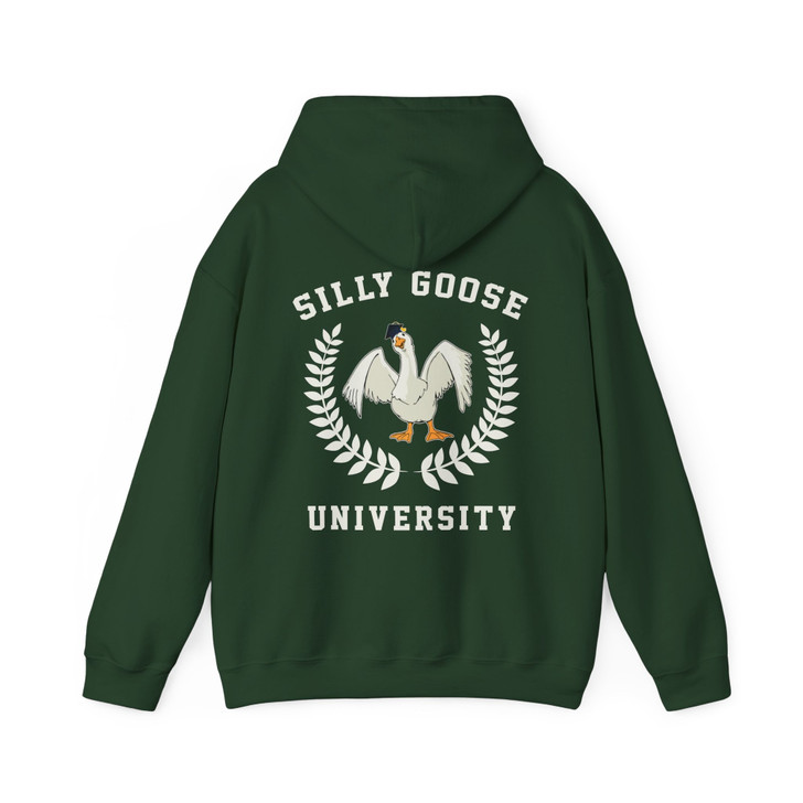 Funny Silly Goose University Hoodie College Gift Adult Hoodie S-5XL