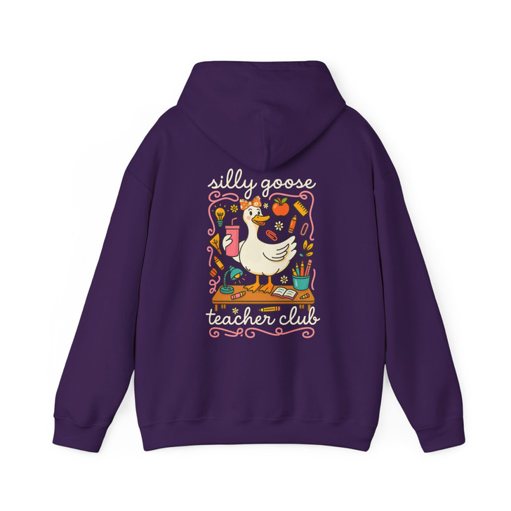 Funny Silly Goose Teacher Hoodie Appreciation Adult Hoodie S-5XL