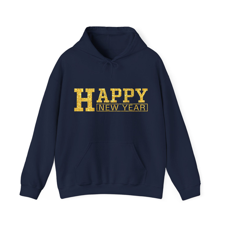Happy New Year Holiday Outfit Cozy Winter Adults And Kids Hoodie S-5XL