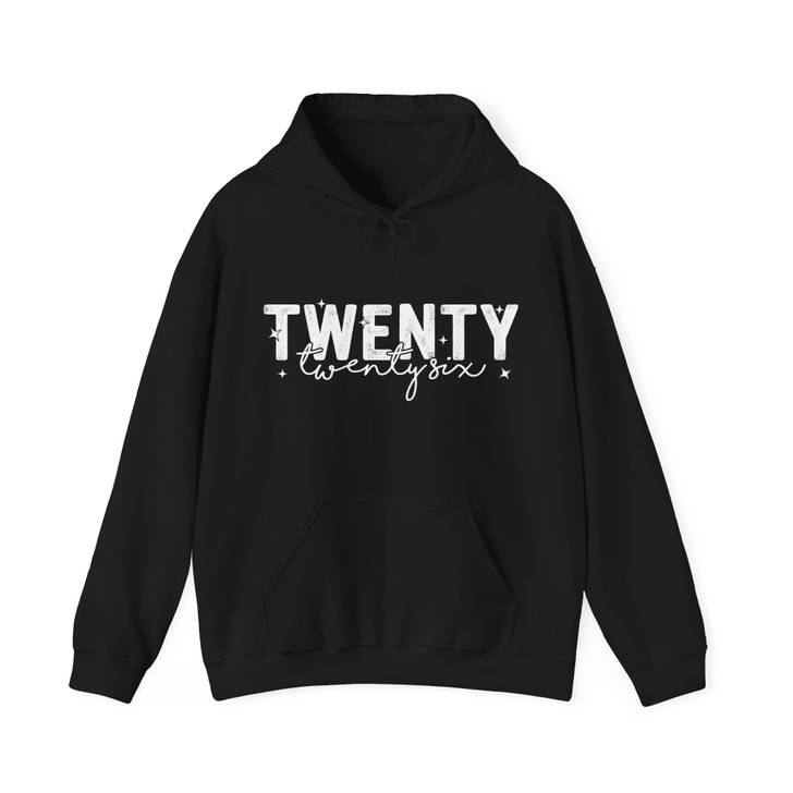 Twenty Twenty Six Minimalist 2026 New Year Outfit Hoodie S-5XL