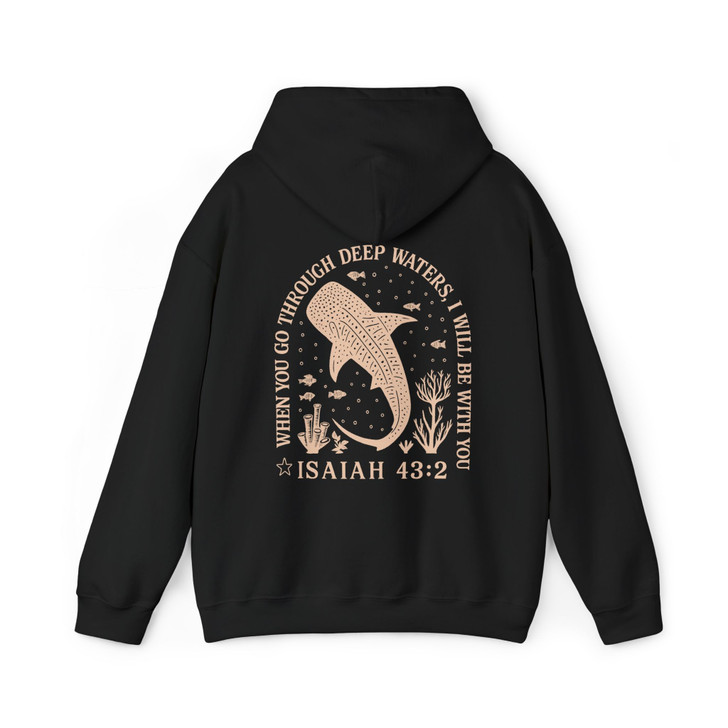 Whale Shark Christian Beach Faith Hoodie Adult Hoodie S-5XL