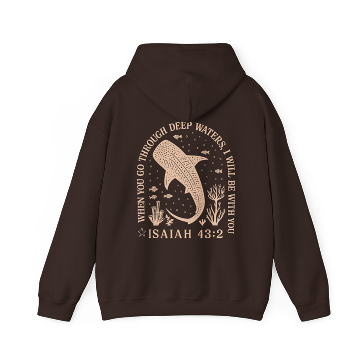 Whale Shark Christian Beach Faith Hoodie Adult Hoodie S-5XL
